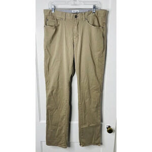 Peter Millar Ultimate Sateen Five Pocket Pant Mens 34x33 Brown Golf Stretch